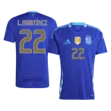 L.MARTÍNEZ #22 Argentina Away Soccer Jersey
