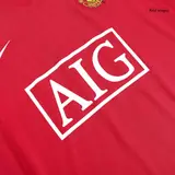 Retro Soccer Jersey RONALDO #7 Manchester United Home Long Sleeve 2007/08