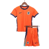 Netherlands Home Kids Soccer Jerseys Full Kit EURO