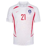 Retro Jersey J S Park #21 South Korea Away World Cup 2002