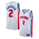 Cunningham #2 Detroit Pistons Swingman NBA Jersey - Association Edition