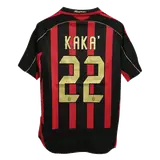 Retro Soccer Jersey KAKA' #22 AC Milan Home 2006/07