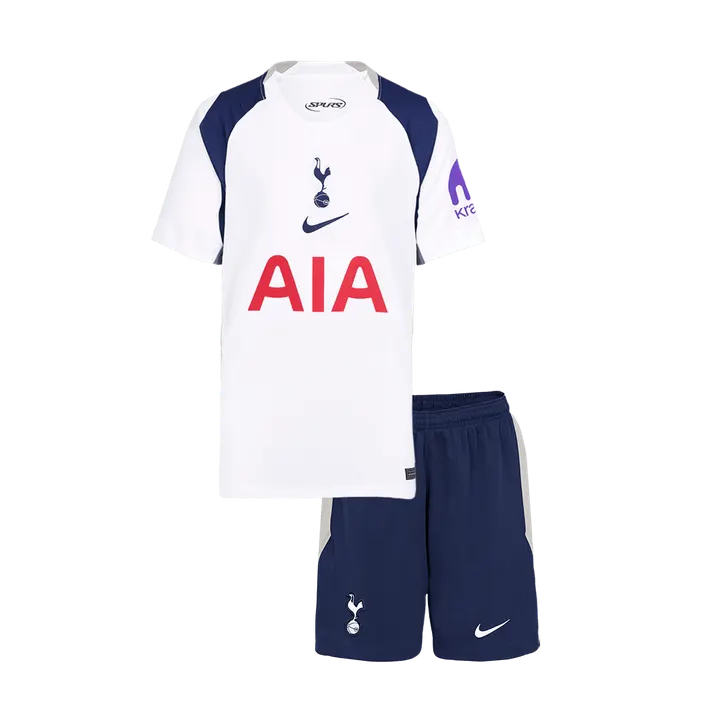 Tottenham Hotspur Home Kids Soccer Jerseys Kit 2025/26