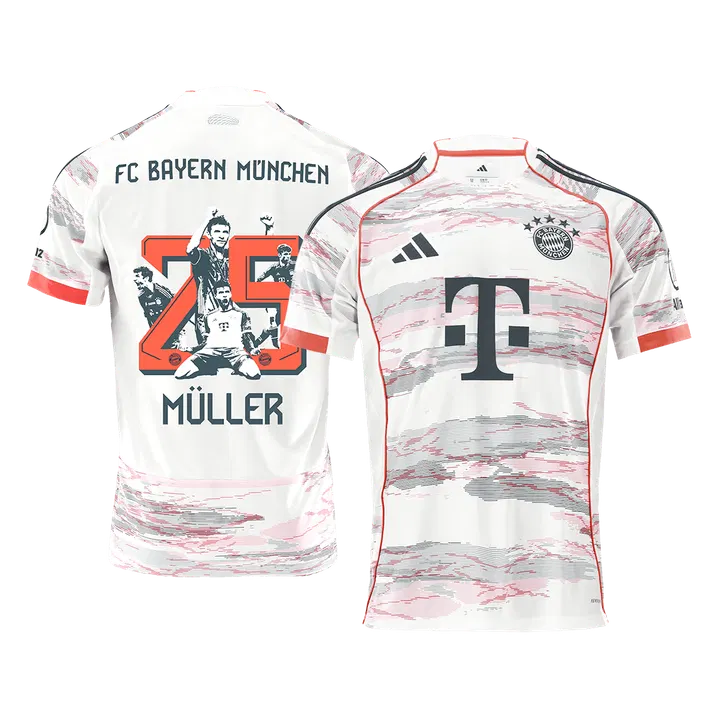 MÜLLER Special #25 Bayern Munich Away Special Soccer Jersey 2025/26
