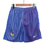 France Away Soccer Shorts