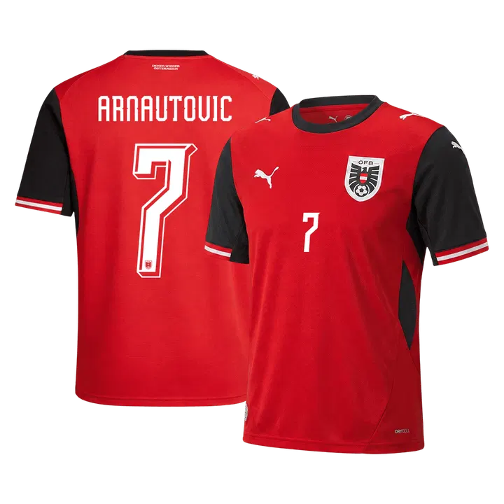 ARNAUTOVIC #7 Austria Home Soccer Jersey World Cup 2026