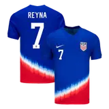 REYNA #7 USA Away Soccer Jersey Copa America