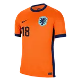 MALEN #18 Netherlands Home Soccer Jersey EURO