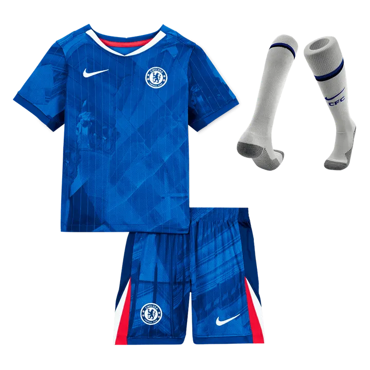 Chelsea Home Kids Soccer Jerseys Full Kit 2025/26