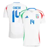 CHIESA #14 Italy Away Soccer Jersey EURO