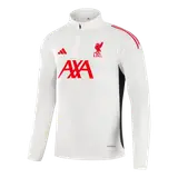 Liverpool 1/4 Zip Tracksuit 2025/26 Kids White