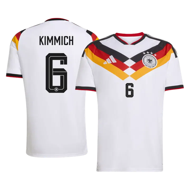 KIMMICH #6 Germany Home Soccer Jersey World Cup 2026