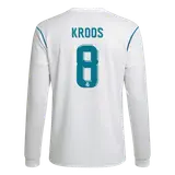Retro Soccer Jersey KROOS #8 Real Madrid Home Long Sleeve 2017/18