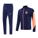Barcelona Jacket Tracksuit 2025/26 Navy&Orange