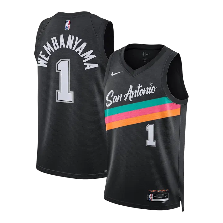 Wembanyama #1 San Antonio Spurs Swingman NBA Jersey 2025/26 - City Edition