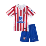 Atletico Madrid Home Kids Soccer Jerseys Kit 2025/26