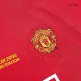 Retro Soccer Jersey RONALDO #7 Manchester United Home Long Sleeve 2007/08 - UCL Final