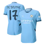 DE BRUYNE #17 Manchester City Home Player Version Jersey - UCL