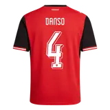 DANSO #4 Austria Home Soccer Jersey World Cup 2026