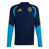 Spain 1/4 Zip Tracksuit 2026 Kids Navy