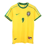 Retro Soccer Jersey RONALDO #9 Brazil Home 1998