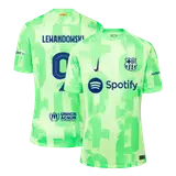 LEWANDOWSKI #9 Barcelona Third Away Soccer Jersey -UCL