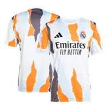 Real Madrid Pre-Match Soccer Jersey White