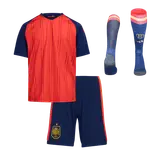 Spain Home World Cup Kids Soccer Jerseys Full Kit 2026