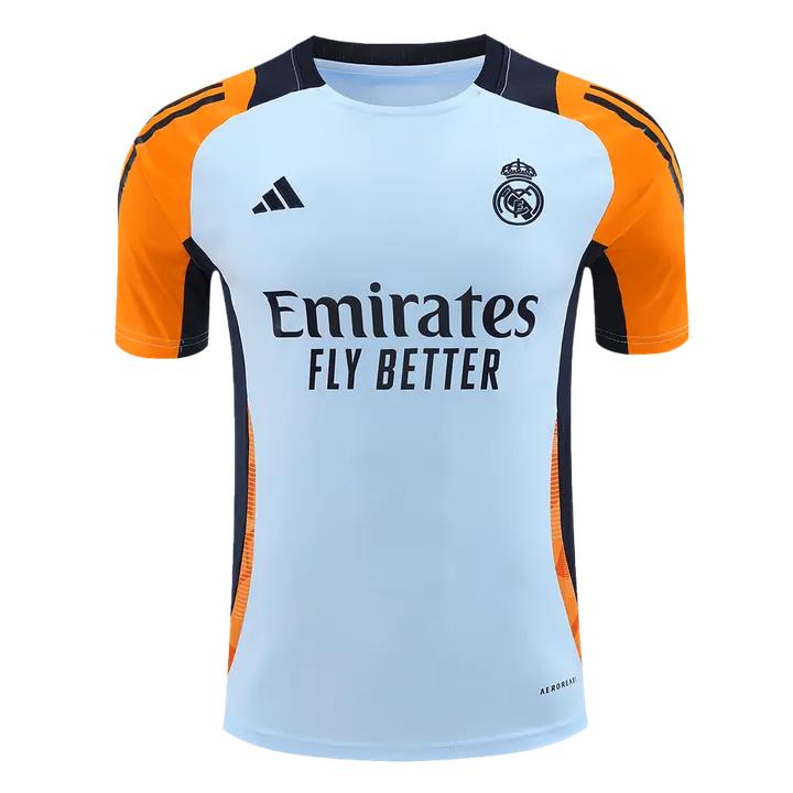 Real Madrid Pre-Match Soccer Jersey Blue