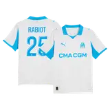RABIOT #25 Marseille Home Soccer Jersey 2025/26