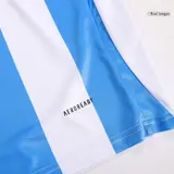 Argentina Home Kids Soccer Jerseys Full Kit