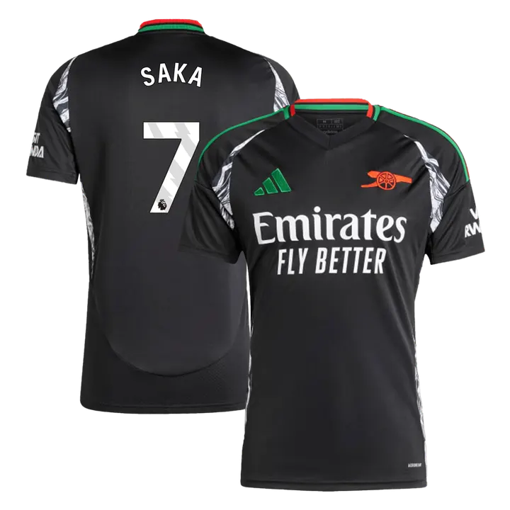 SAKA #7 Arsenal Away Soccer Jersey
