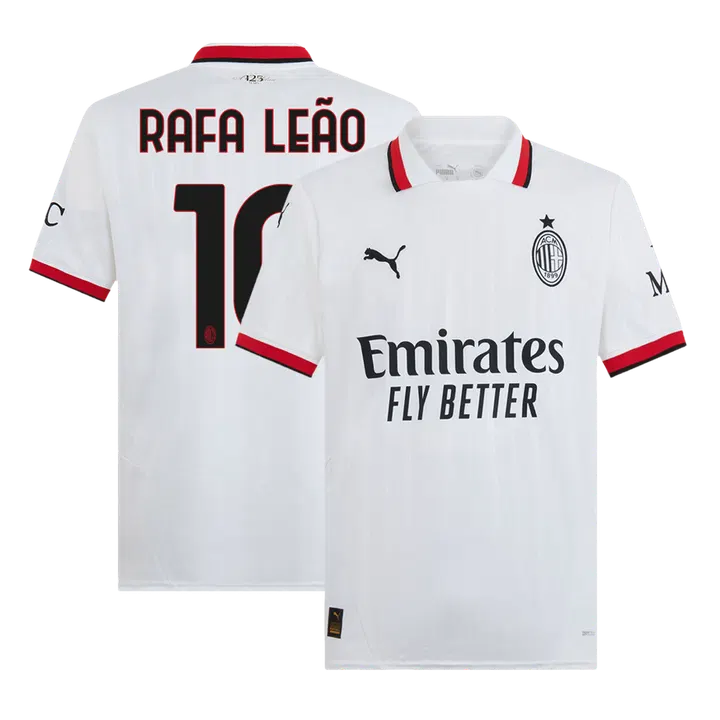RAFA LEÃO #10 AC Milan Away Soccer Jersey