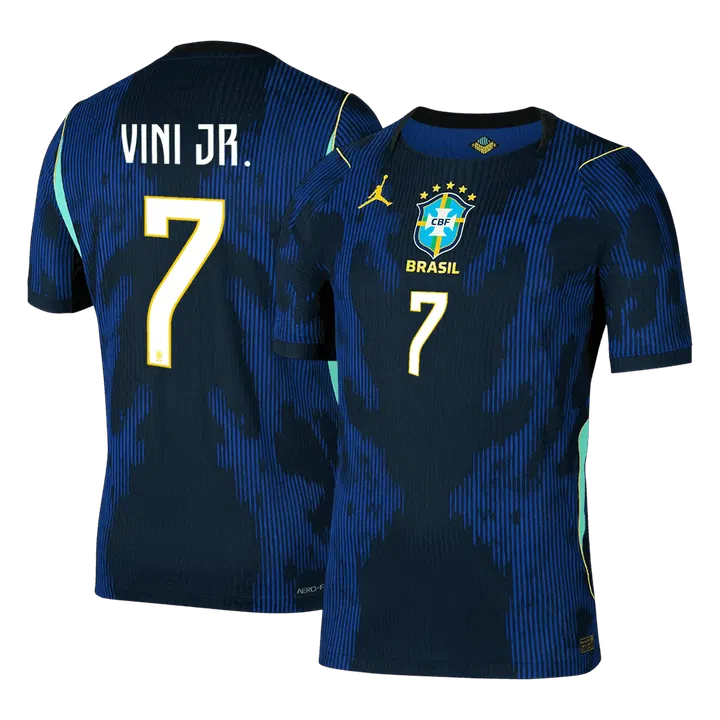 VINI JR. #7 Brazil Away Player Version Jersey World Cup 2026
