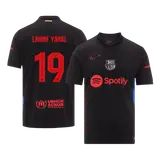 LAMINE YAMAL #19 Barcelona Away Soccer Jersey -UCL (Spotify Logo Without Text)