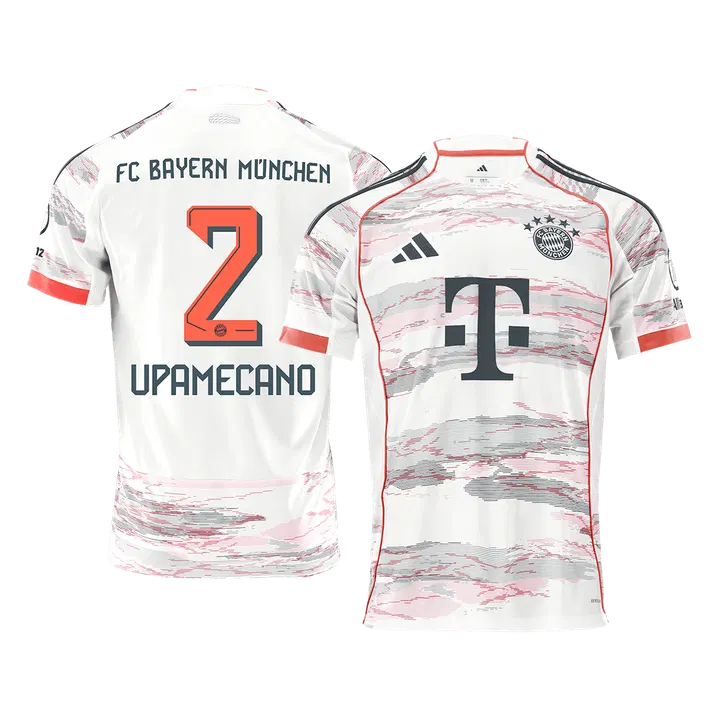 UPAMECANO #2 Bayern Munich Away Soccer Jersey 2025/26