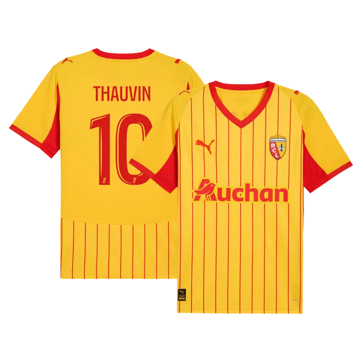 THAUVIN #10 RC Lens Home Soccer Jersey 2025/26