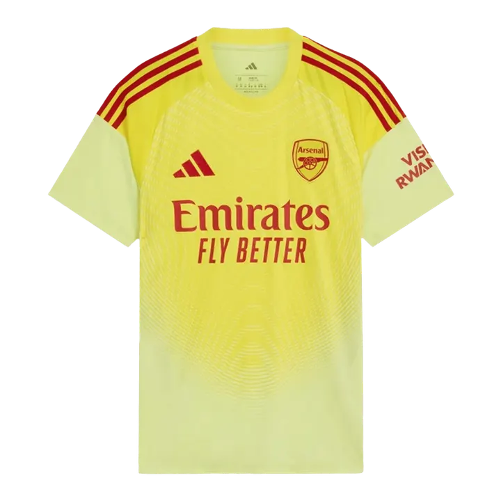 Arsenal Goalkeeper Soccer Jersey 2025/26 Yellow