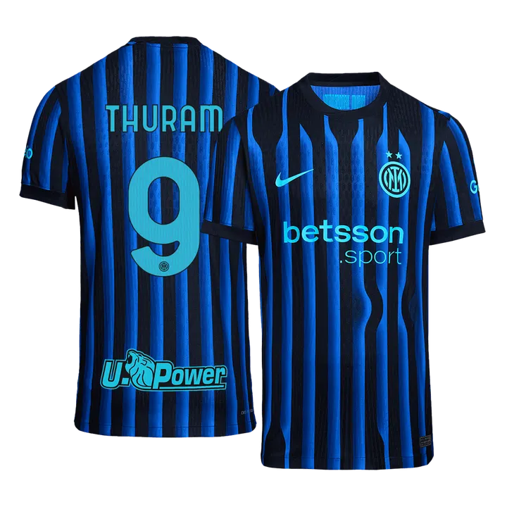 THURAM #9 Inter Milan Home inspired Soccer Jersey 2025/26