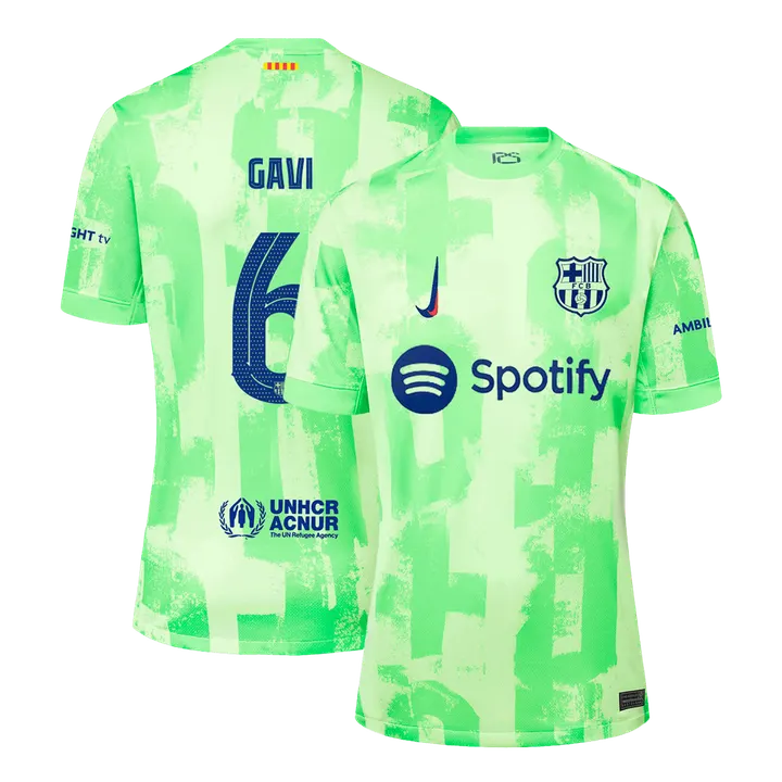 GAVI #6 Barcelona Third Away Soccer Jersey -UCL