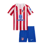 Atletico Madrid Home Kids Soccer Jerseys Kit 2025/26