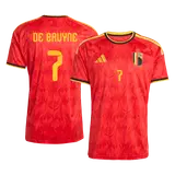 DE BRUYNE #7 Belgium Home Soccer Jersey World Cup 2026