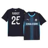 RABIOT #25 Marseille Away Soccer Jersey 2025/26