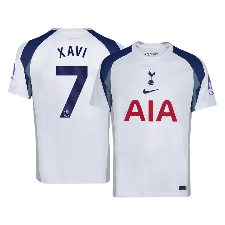 XAVI #7 Tottenham Hotspur Home Soccer Jersey 2025/26