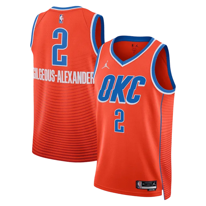 Gilgeous-Alexander #2 Oklahoma City Thunder Swingman NBA Jersey - Statement Edition