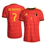 DE BRUYNE #7 Belgium Home Player Version Jersey World Cup 2026