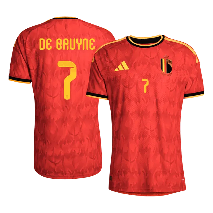 DE BRUYNE #7 Belgium Home Player Version Jersey World Cup 2026