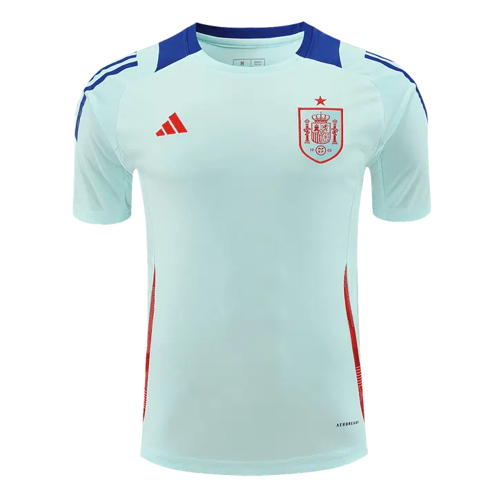 Spain Pre-Match Soccer Jersey EURO Blue