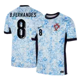 B.FERNANDES #8 Portugal Away Soccer Jersey EURO