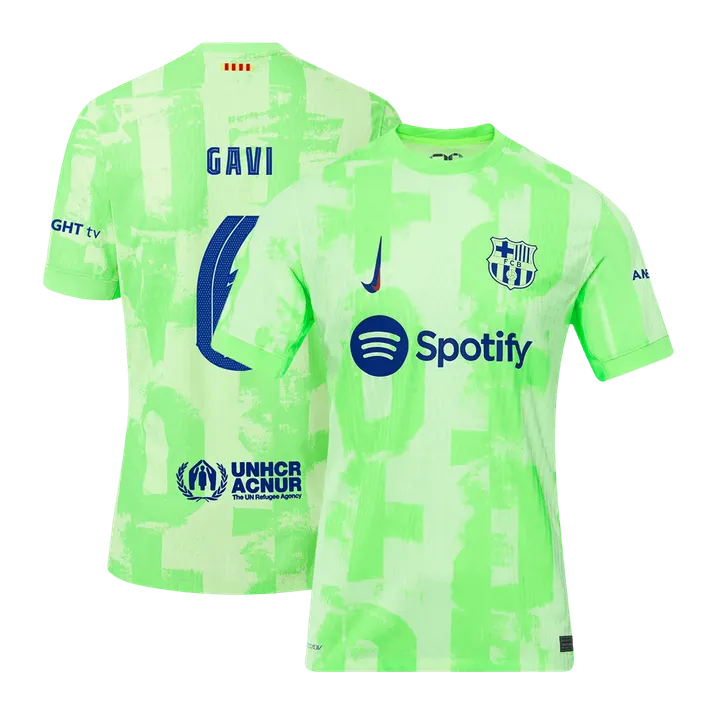 GAVI #6 Barcelona Third Away Player Version Jersey - UCL